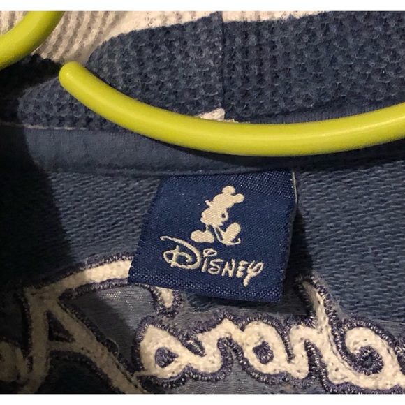 Disney Captain Bones Anchors Away Toddler Nautical Zip Up Hoodie Size 2T - Picture 7 of 9